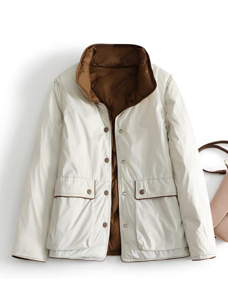 Autumn and winter women's warm jackets and down jackets