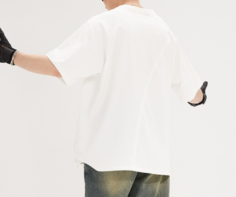 Summer T-shirt supplier fashion cotton oversized tee custom pure color blank sho