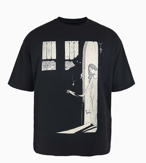 Murderer illustration short sleeved shirt